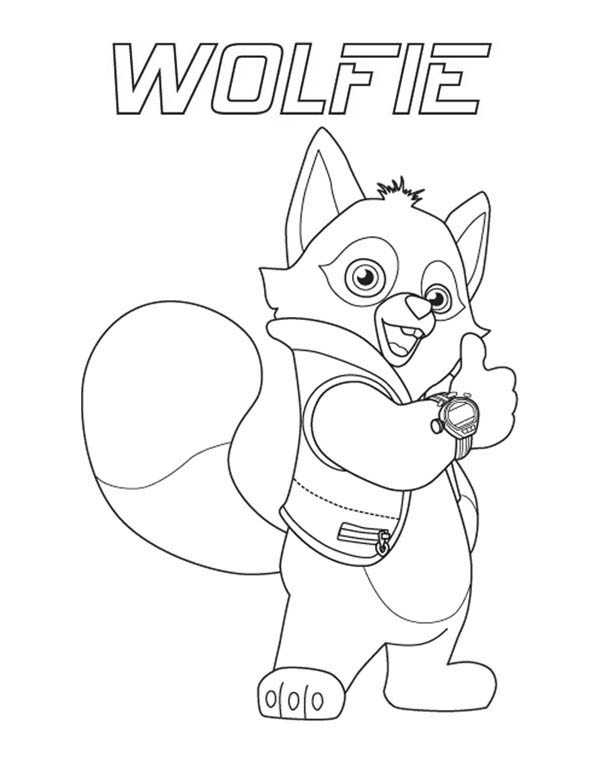 600x776 Special Agent Wolfie Of Special Agent Oso Coloring Page