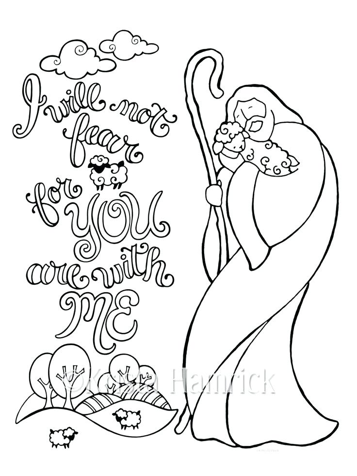 I Am The Good Shepherd Coloring Pages