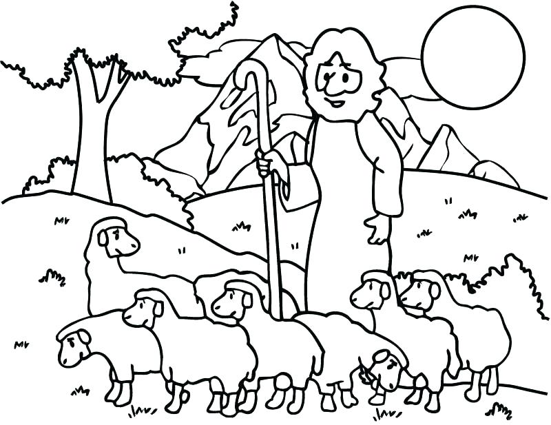 800x617 Good Shepherd Coloring Page Good Shepherd Coloring Page The Lord