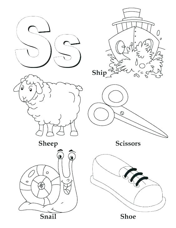 I Coloring Page