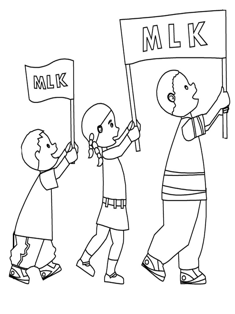 768x1024 Martin Luther King I Have A Dream Coloring Page Free Printable