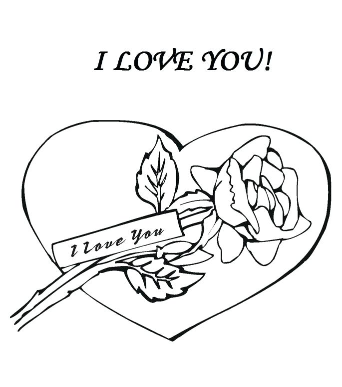 685x774 Love You Coloring Pages Heart Coloring Pages For Adults