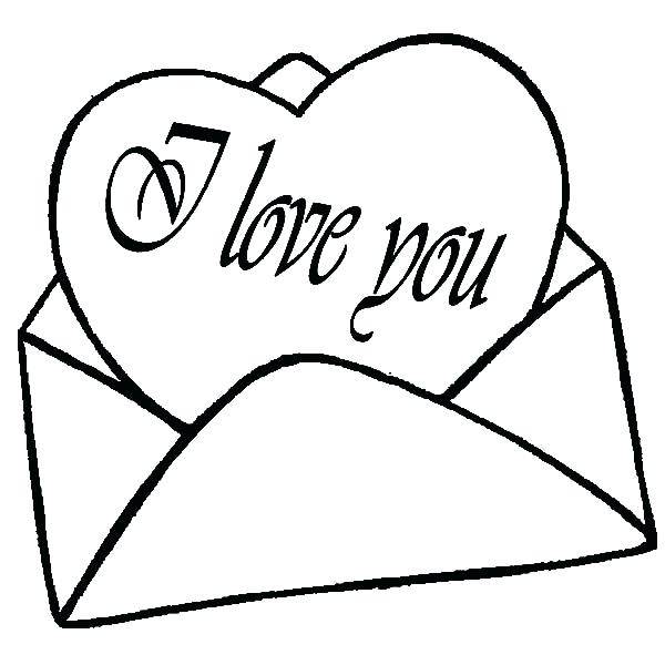 600x600 I Love You Coloring Pages Educational Coloring Pages
