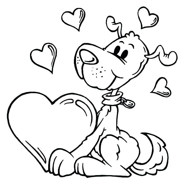 600x600 Puppy Love Coloring Pages I Love You Printable Coloring Pages I