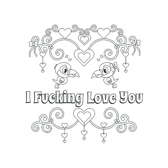 570x570 Coloring Pages Of I Love You I Love You Coloring Pages Love You