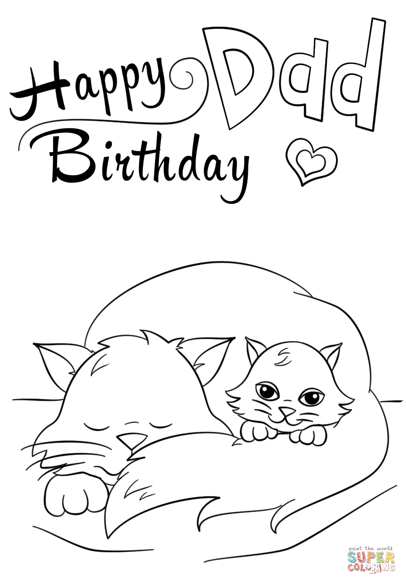 824x1186 I Love You Dad Coloring Page Daddy Pages