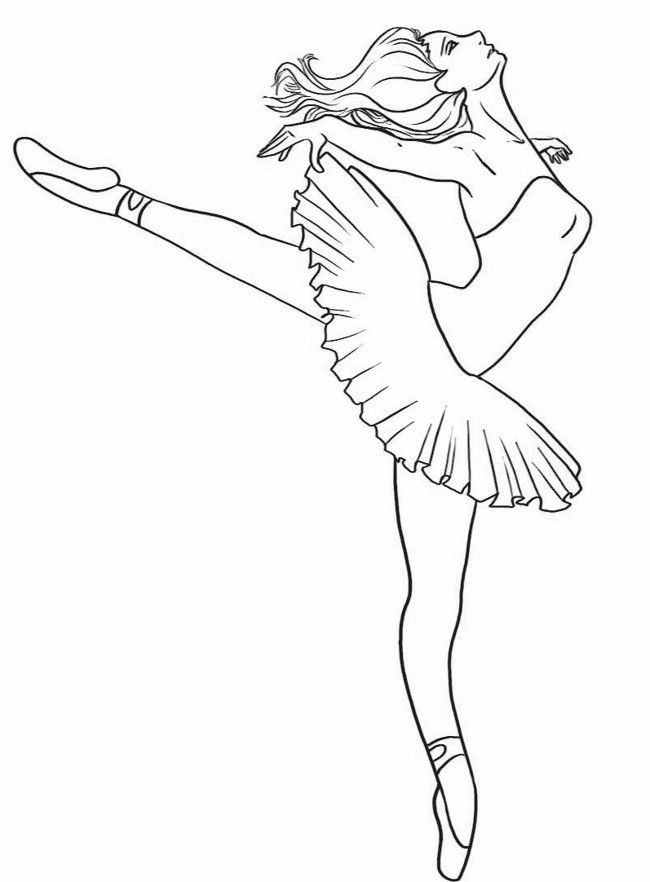 650x882 Dancer Coloring Pages Tatuajes Pintar En Tela