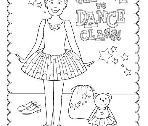 500x425 I Love Dance Coloring Pages 25 Best Dance Coloring Pages Images