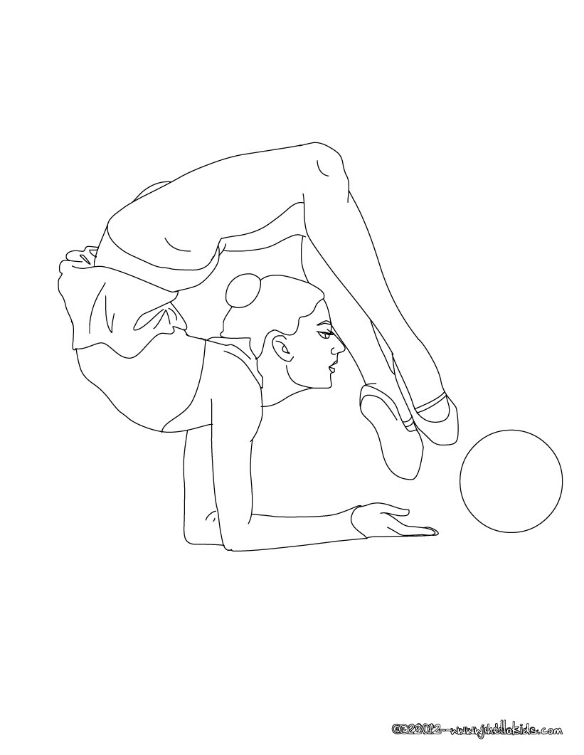 821x1061 Gymnastics Coloring Pages