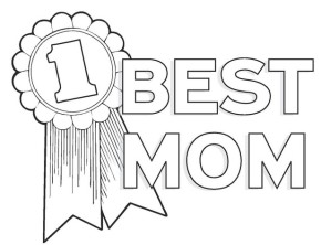 290x222 Mothers Day Best Mom Coloring Page, Happy Mother's Day, Happy