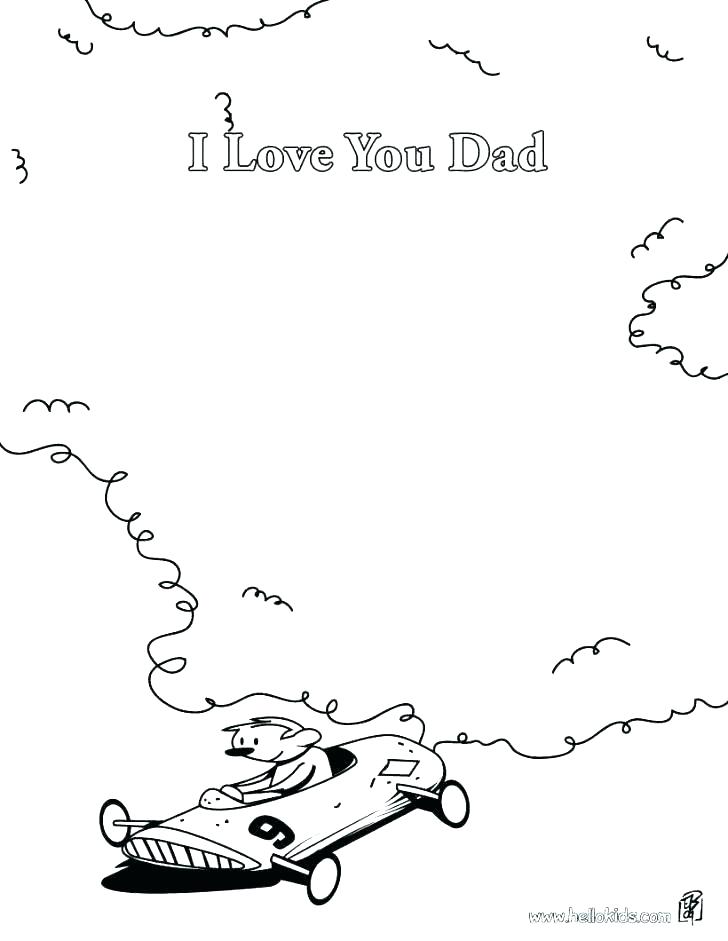 728x941 Dad Coloring Pages Mom And Dad Coloring Pages I Love You Daddy