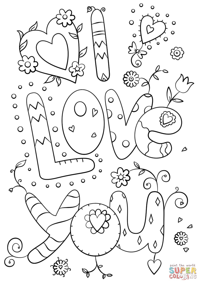 849x1200 Adult I Love You Coloring Pages Free Coloring Sheets