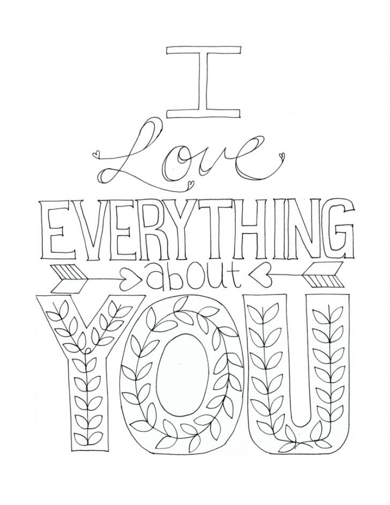 791x1024 Wanted I Love You Coloring Pages For Adults Co