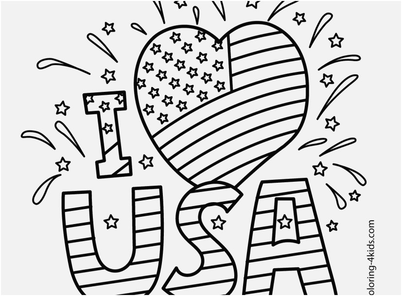I Love Usa Coloring Pages
