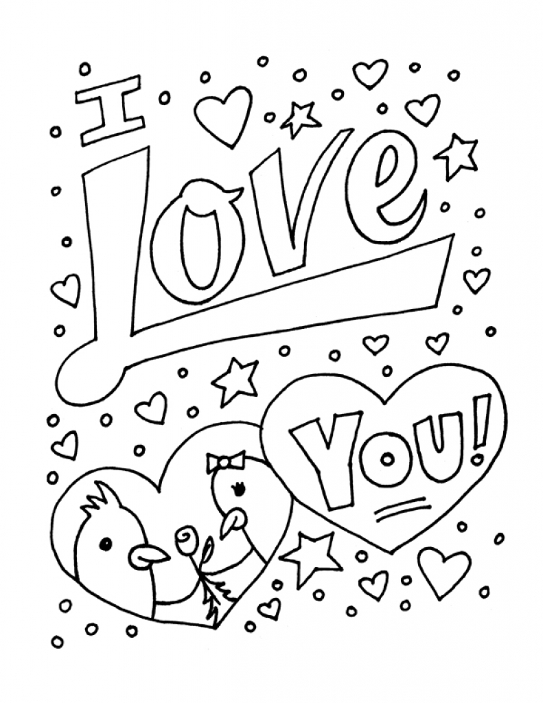 791x1024 Project Ideas I Love You Coloring Pages Sponge Bob Valentine Day