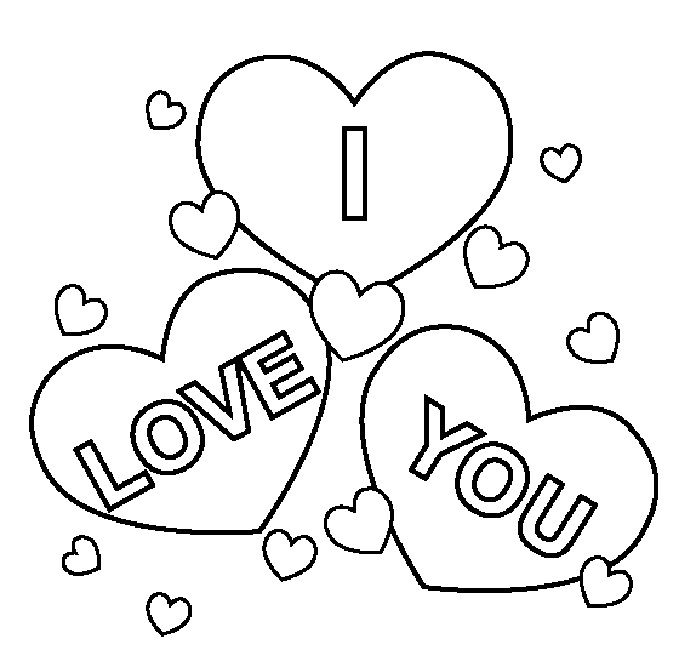 679x650 Cute I Love You Coloring Pages Cute I Love You Coloring Pages