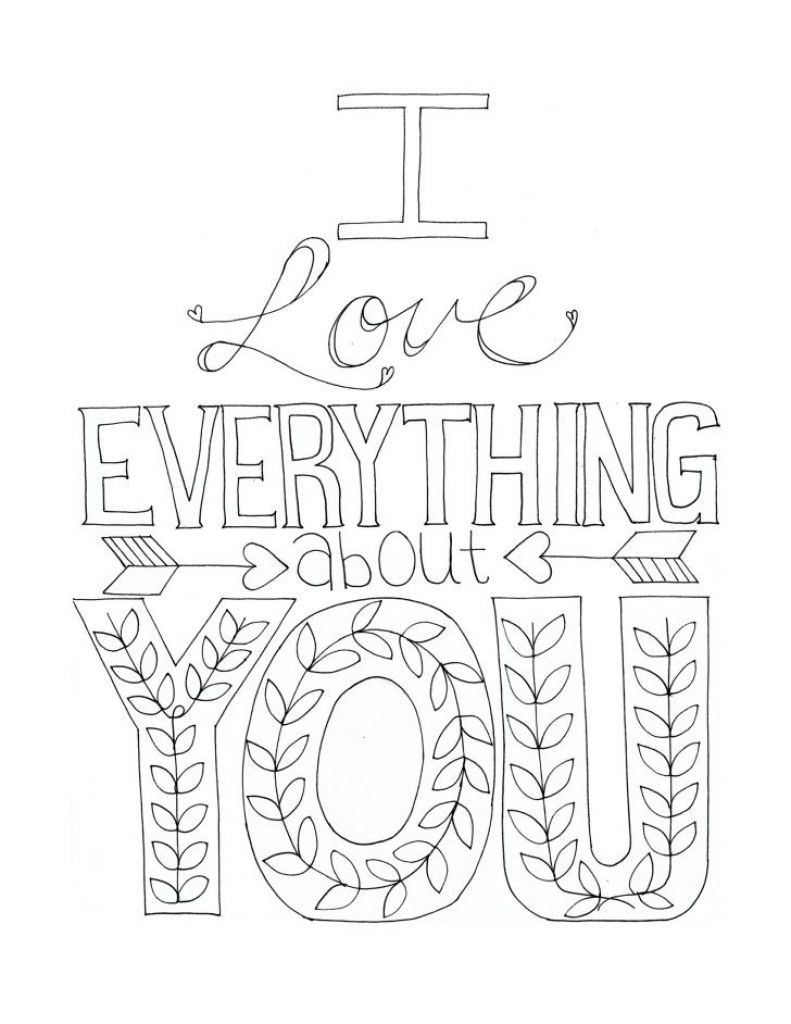 791x1024 I Love You Coloring Sheets Wagashiya