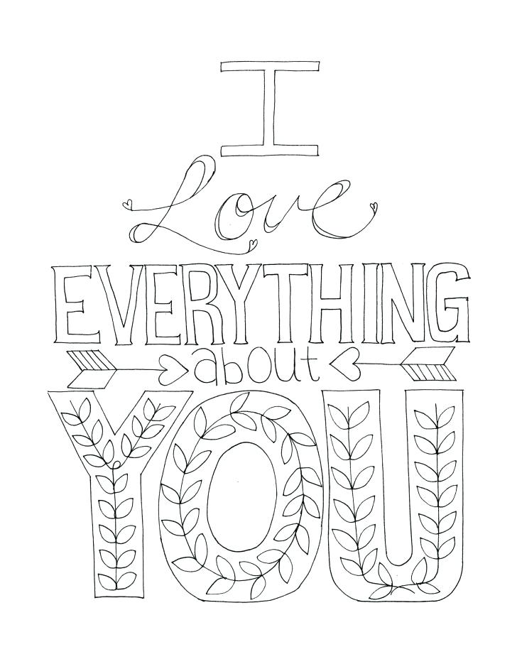 728x942 I Love You Printable Coloring Pages Printable 2014 I Love You