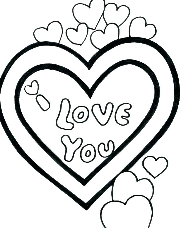 618x779 Love Color Pages Love Coloring Sheets For Teens Coloring Pages I