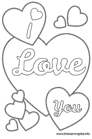 320x480 I Love You Coloring Pages I Love You Coloring Pages To Print