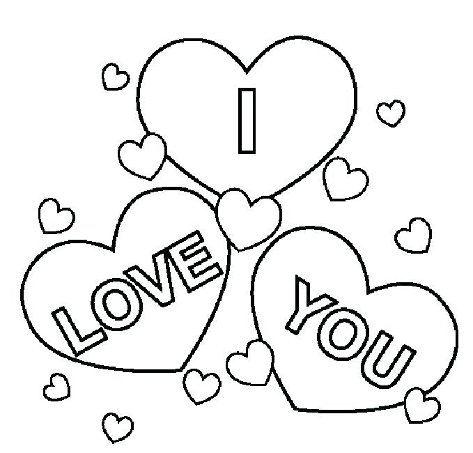 679x650 I Love You Coloring Pages Printable I Love You Coloring Pages I