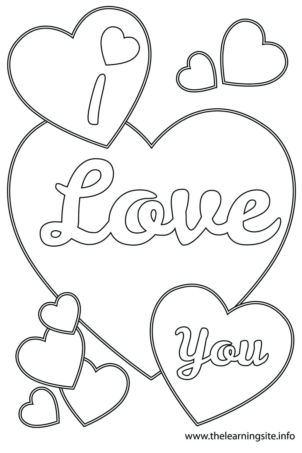 1024x1536 I Love You Color Pages Coloring Beautiful Activities