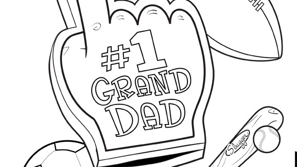 I Love You Grandpa Coloring Pages