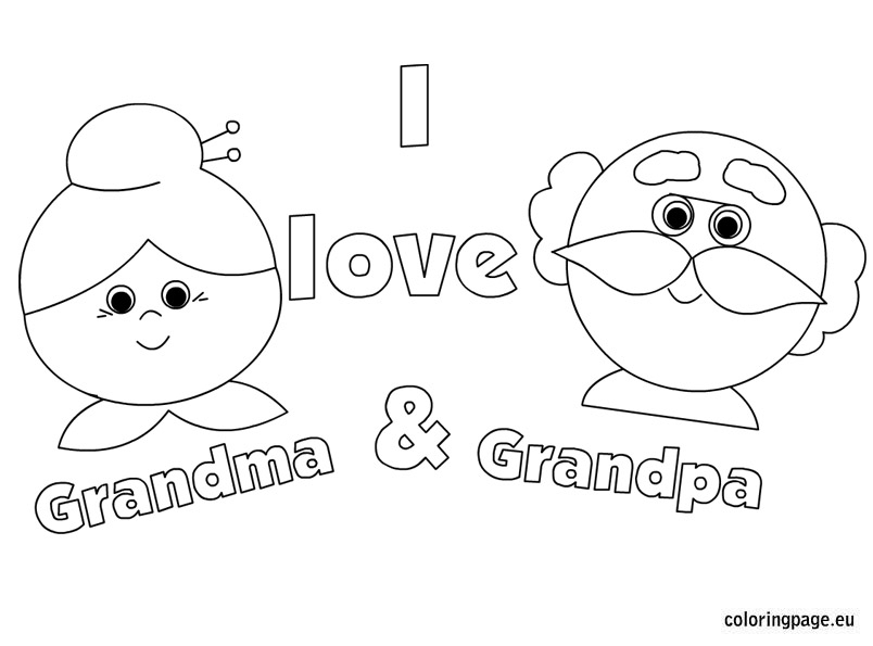 804x595 I Love You Grandpa Coloring Pages I Love Grandma And Grandpa