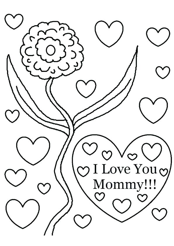 595x842 Coloring Pages For Moms I Love You Mom Coloring Pages I Love You