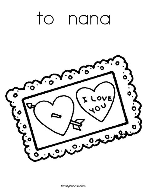 468x605 To Nana Coloring Page