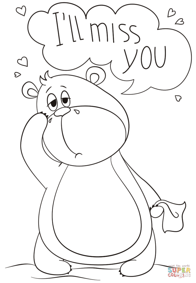 824x1186 Ill Miss You Coloring Page Free Printable Coloring Pages I Miss
