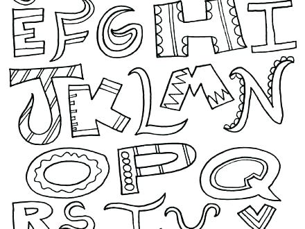 440x330 Coloring Pages Disney Channel Alphabet For Toddlers Big N Free