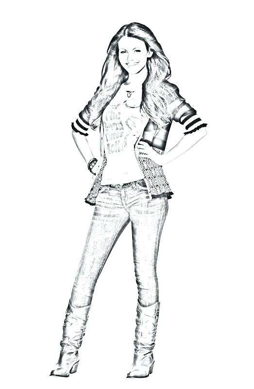 523x800 Icarly Coloring Pages Coloring Pages Victorious Pages For Kids