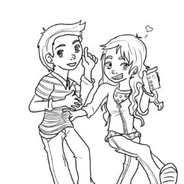 268x268 Icarly Coloring Pages To Print Archives