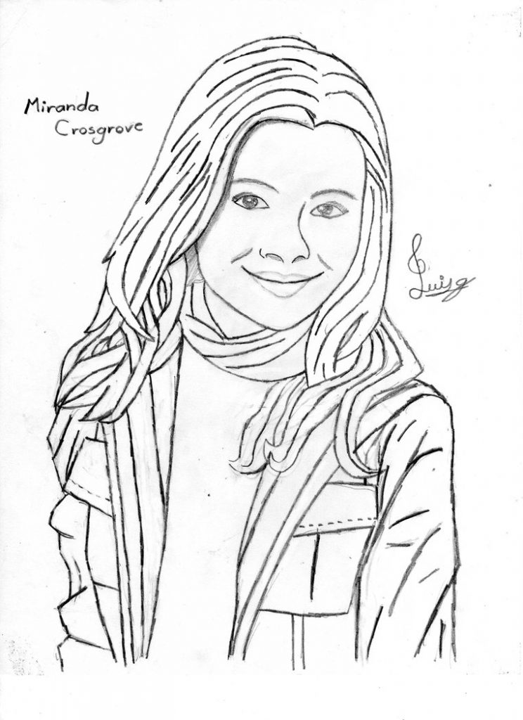 744x1024 Icarly Colorings Printable In Fancy Coloring Pages For Adults Free