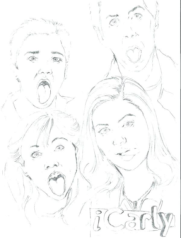600x789 Icarly Coloring Pages Coloring Book Pages Page To Print Many