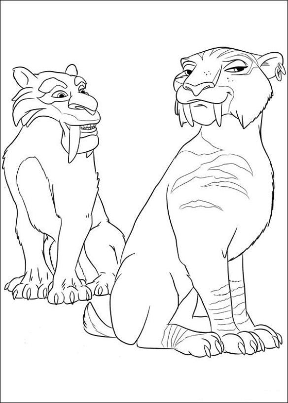 Ice Age 4 Coloring Pages