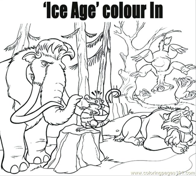 650x586 Ice Age Coloring Pages Ice Coloring Page Ice Age 4 Shira Coloring