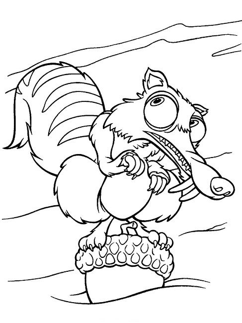 Ice Age Coloring Pages