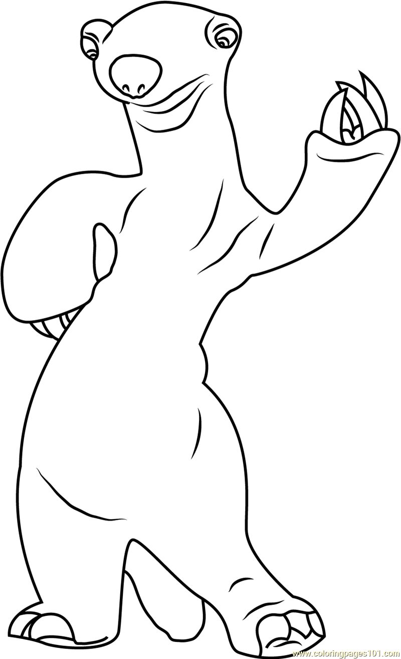 800x1316 Ice Age Coloring Pages