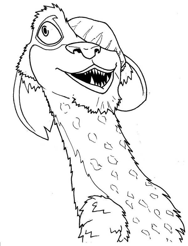 600x784 Buck The Weasel Is Animals Of The Ice Age Coloring Pages Batch