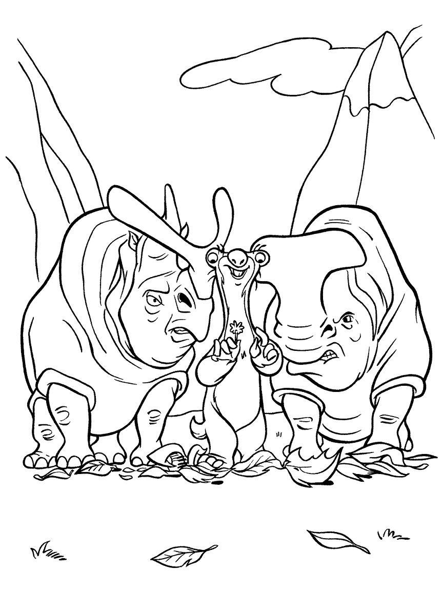 864x1152 Ice Age Is Talking Ice Age Coloring Pages Ice Age