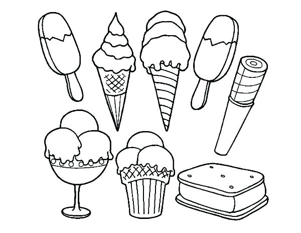 600x464 Ice Cream Coloring Pictures Ice Cream Coloring Page Ice Cream