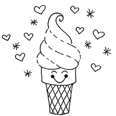 230x230 Top 25 Free Printable Ice Cream Coloring Pages Online
