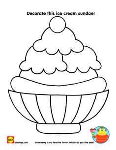 236x305 Ice Cream Coloring Pages Free Printable, Summer And Craft