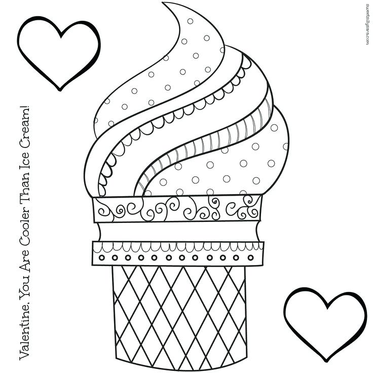 736x736 Ice Cream Coloring Pages To Print Free Kids Coloring Coloring
