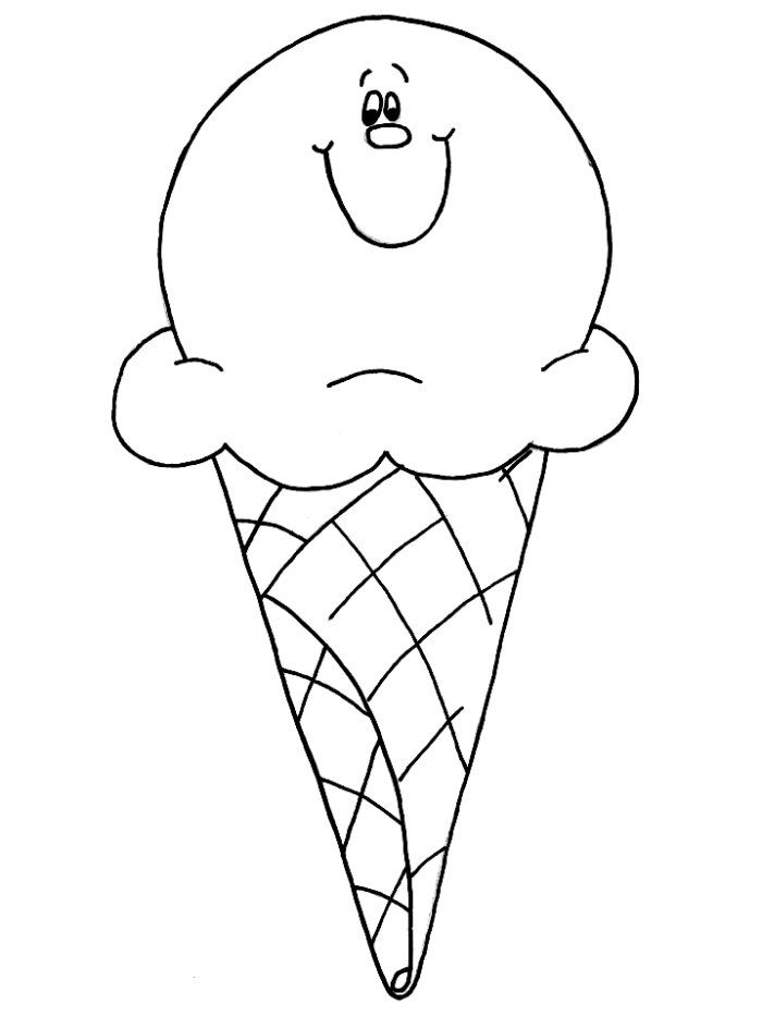 700x933 Ice Cream Cone Coloring Pages To Print