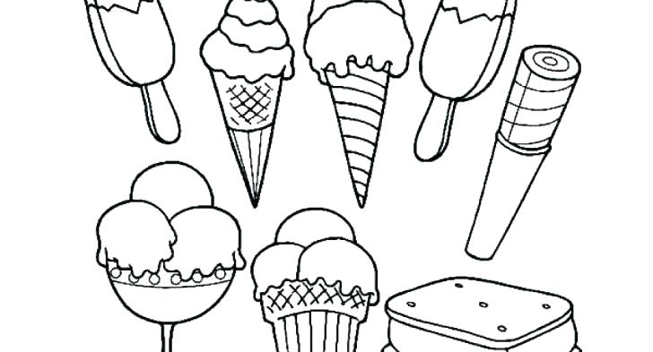 728x393 Coloring Pages Ice Cream Ice Cream To Coloring Together With Ice