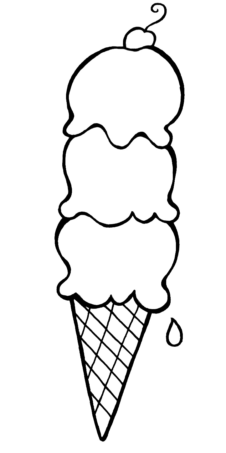 722x1445 Ice Cream Coloring Pages