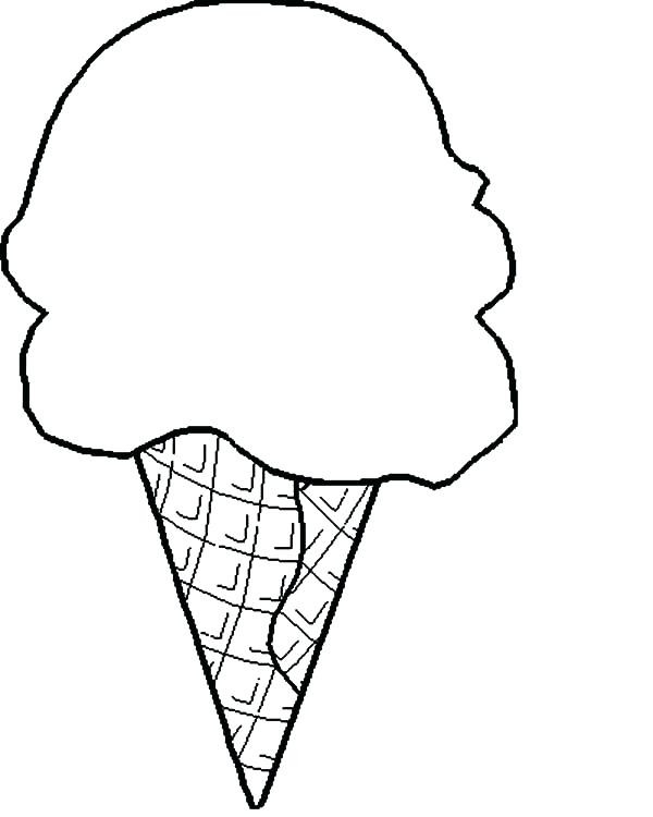 600x750 Ice Cream Colouring Templates And Cone Coloring Pages Printable